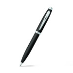 Sheaffer 100 Ballpoint Pen Gift Set - Matte Black Chrome Trim with A5 Notebook - Picture 1